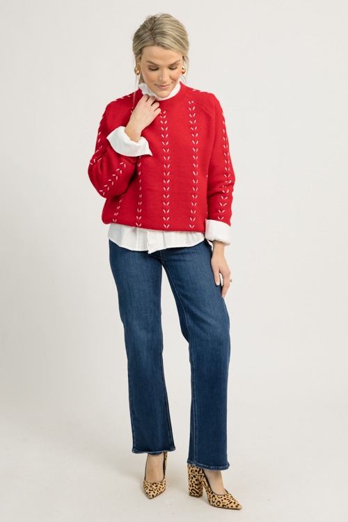 Pleated Ruffle Button Top, White - 1209-119.jpg