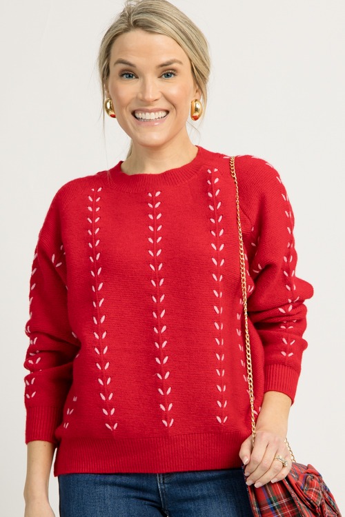 In Stitches Sweater, Red Pink - 1209-121.jpg