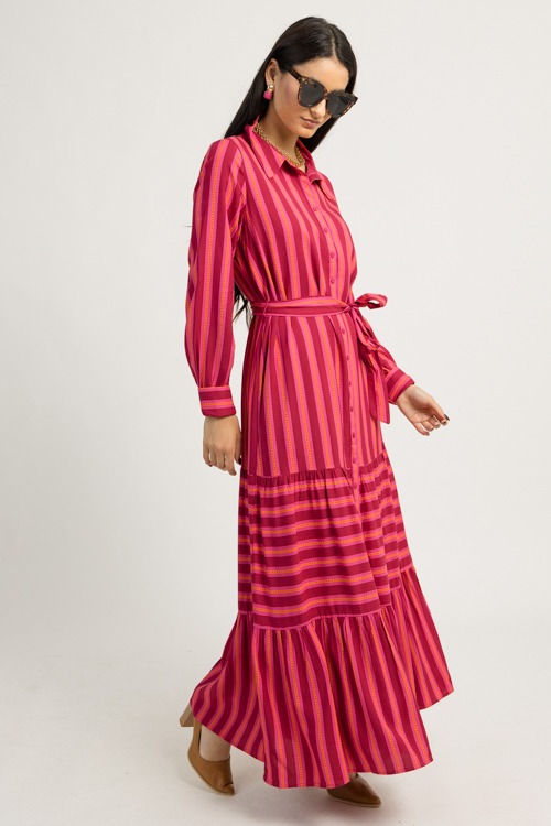 Daphne Stripe Maxi, Fuchsia Orange - 1209-129.jpg
