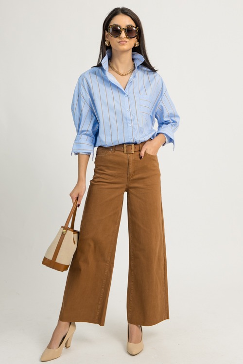 Striped Oxford Shirt, Light Blue - 1209-145.jpg