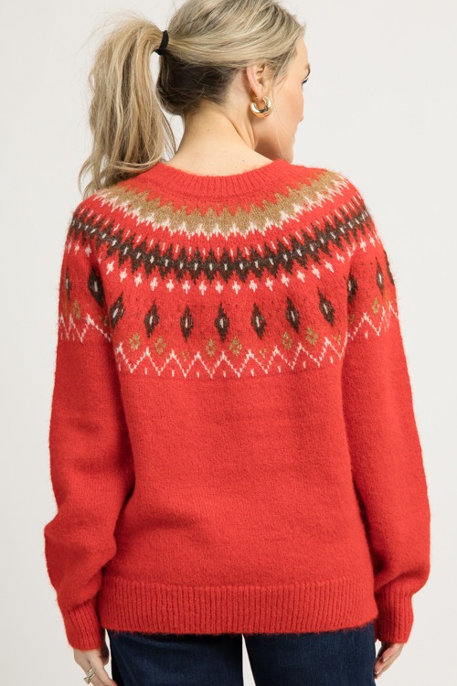 Cozy Fair Isle Sweater, Red - 1209-69.jpg
