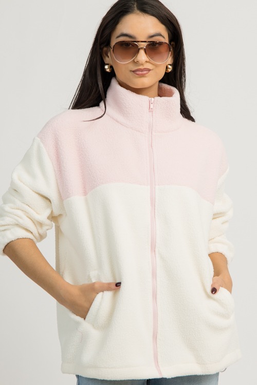 Colorblock Sherpa Jacket, Light Pink - 1209-90.jpg
