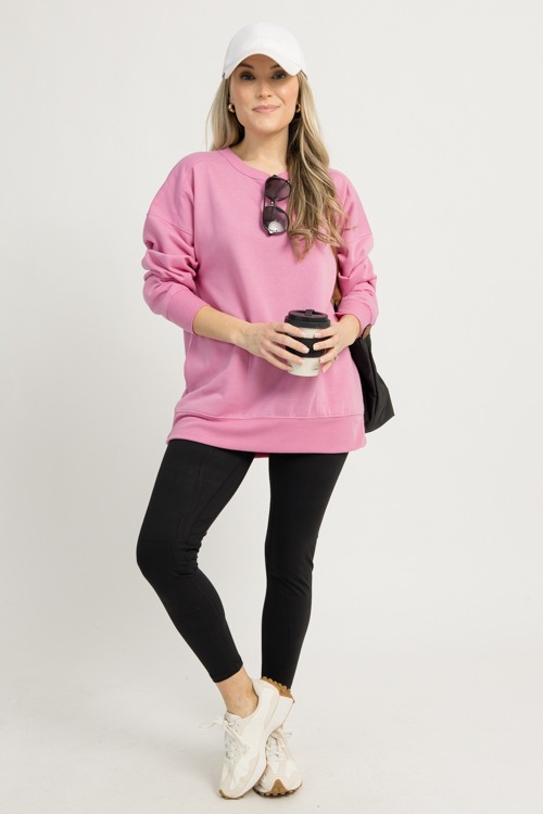 Side Pocket Sweatshirt, Pink - 1209-93.jpg