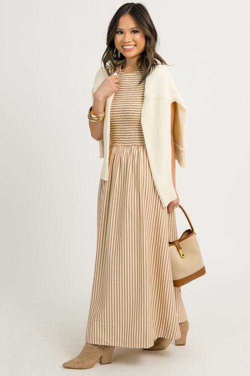 Stacy Striped Maxi, Brown - 1210-123.jpg