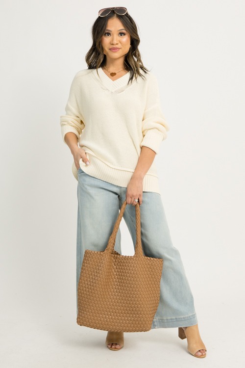Anna V-Neck Sweater, Natural - 1210-130p.jpg