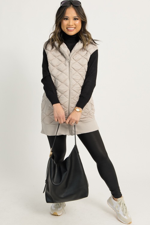 Quilted Hooded Vest, Taupe - 1210-25h.jpg