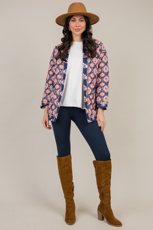 Maren Printed Jacket, Navy - 1210-33.jpg