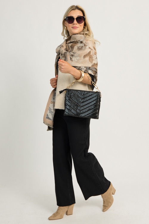 Raw Hem Wide Leg Pants, Black - 1210-51.jpg