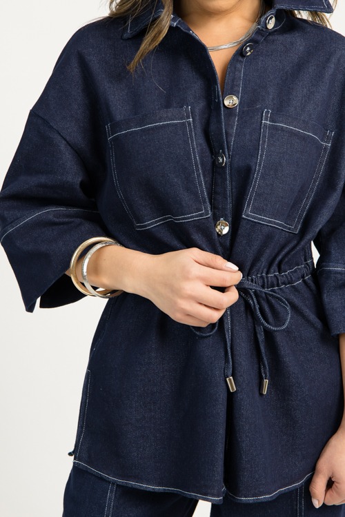 Tie Waist Denim Pants Set - 1210-77.jpg