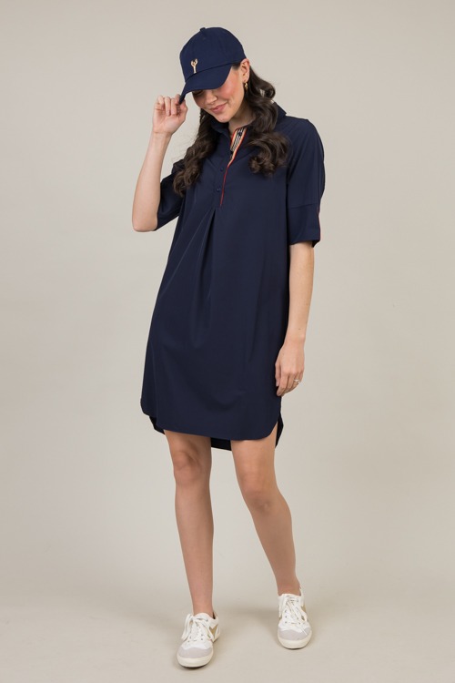 Stripe Accent Shirt Dress, Navy - 1211-24.jpg