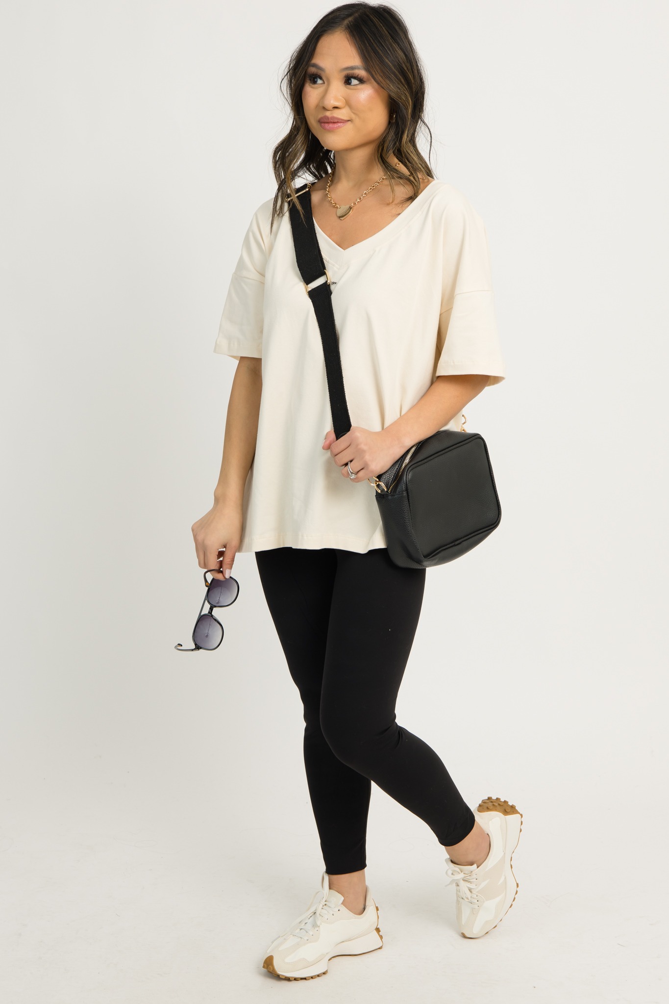 Easy V-Neck Tee, Bone - 1211-26.jpg
