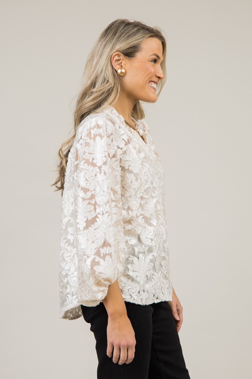 Lurex Burnout Velvet Blouse, Ivory - 1211-32.jpg