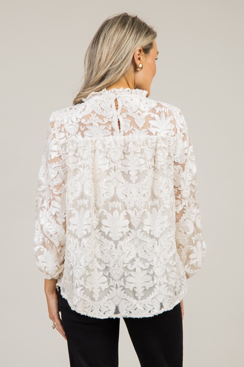 Lurex Burnout Velvet Blouse, Ivory - 1211-33.jpg