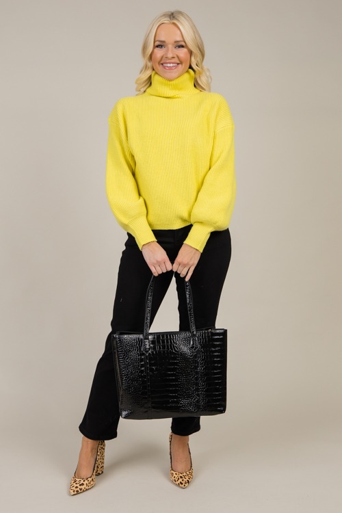 Ludy Turtleneck Sweater, Lemon - 1212-123h.jpg