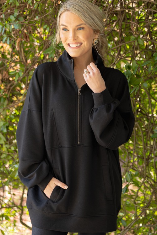 Half Zip Tunic, Black - 1212-138p.jpg
