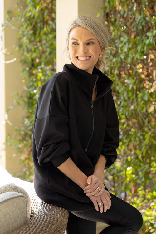 Half Zip Tunic, Black - 1212-145.jpg