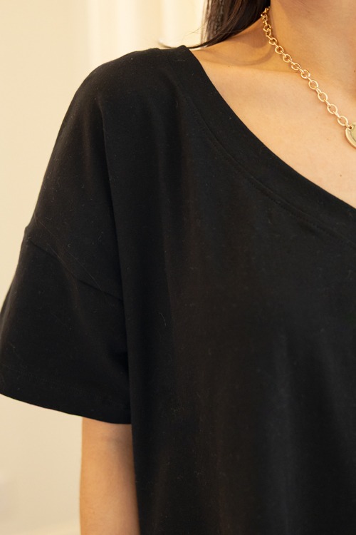 Easy V-Neck Tee, Black - 1212-188.jpg