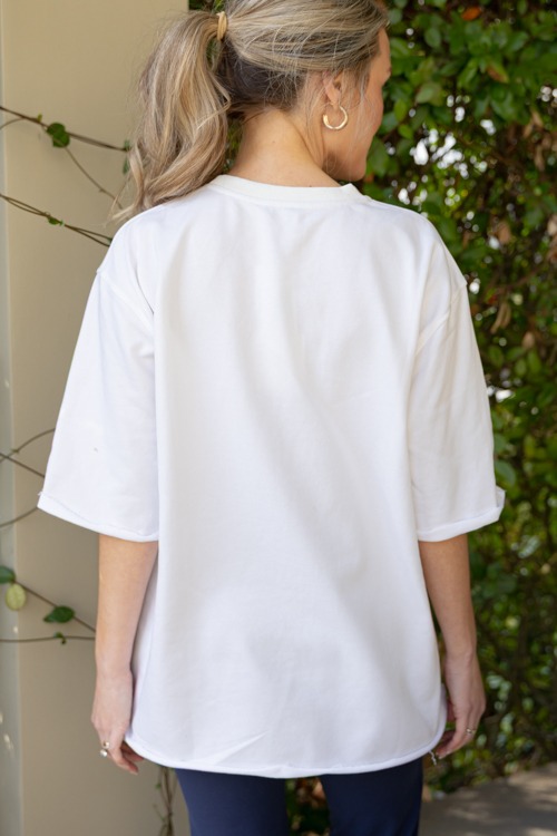 Raw Edge Relaxed Tee, White - 1212-202h.jpg