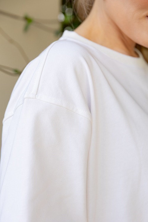 Raw Edge Relaxed Tee, White - 1212-206.jpg