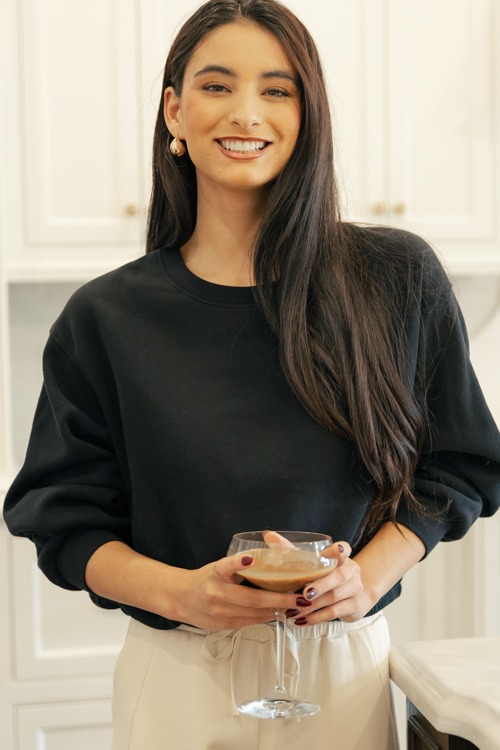 Banded Sweatshirt, Black - 1212-215.jpg