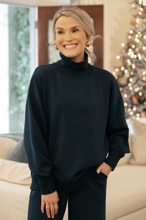 Modal Rib Trim Pullover, Teal Navy - 1212-254.jpg