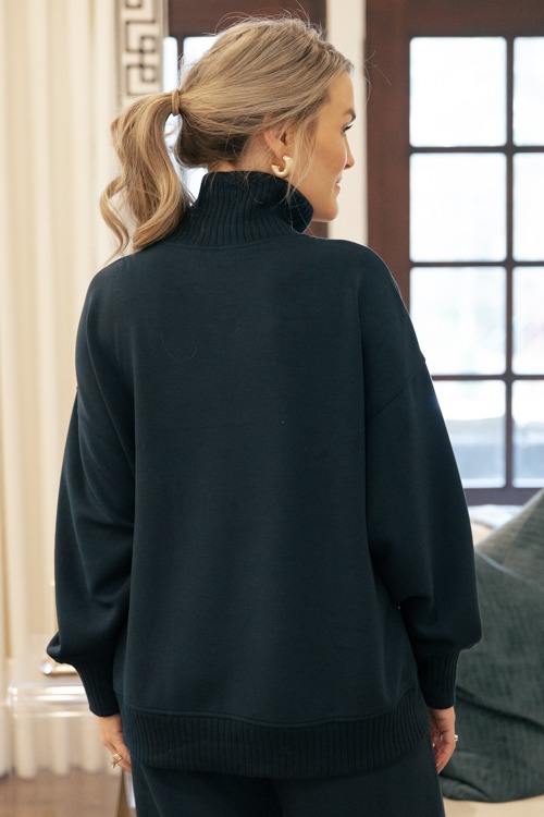 Modal Rib Trim Pullover, Teal Navy - 1212-260.jpg