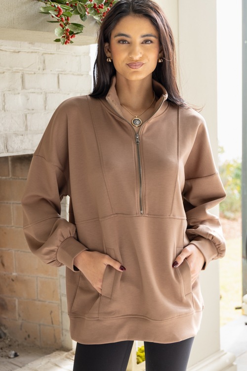 Half Zip Tunic, Mocha - 1212-44.jpg