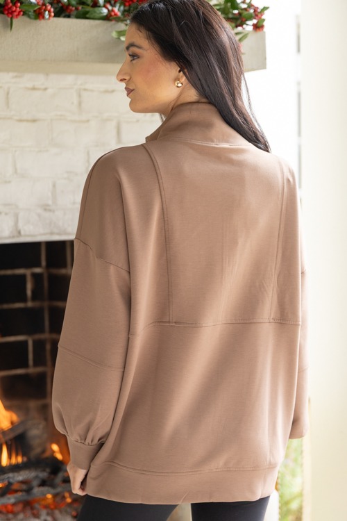 Half Zip Tunic, Mocha - 1212-50.jpg