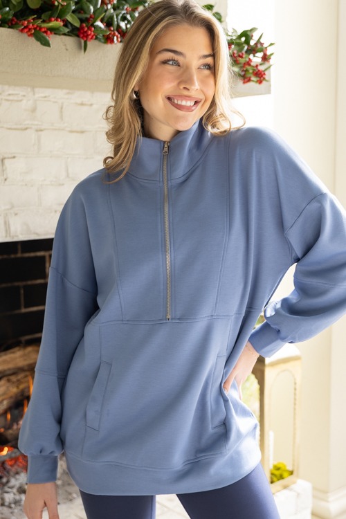 Half Zip Tunic, Denim Blue - 1212-56.jpg