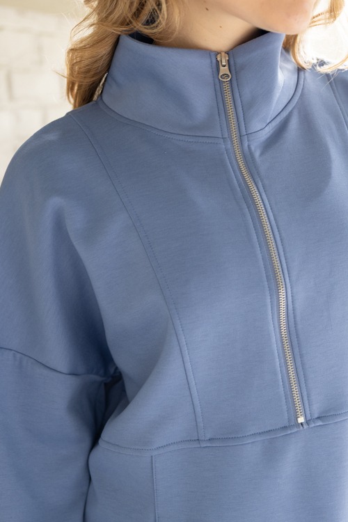 Half Zip Tunic, Denim Blue - 1212-59.jpg