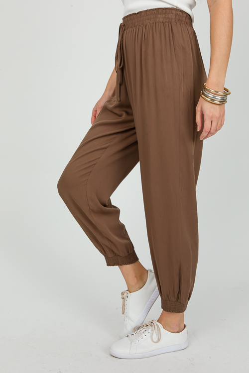 Emily Woven Joggers, Coco