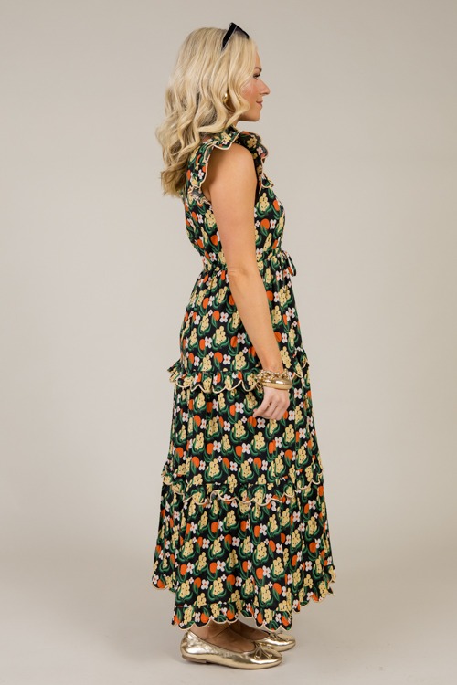 Scallop Trim Floral Maxi, Black - 1212-91.jpg