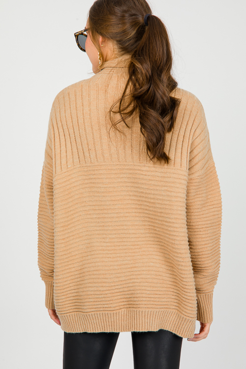 Raya Rib Sweater, Camel