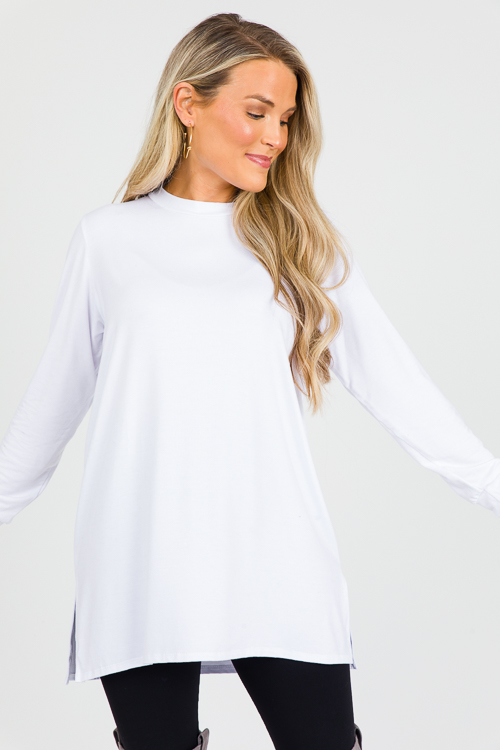 Deidra Knit Top, White