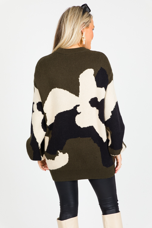 Camo Sweater, Olive