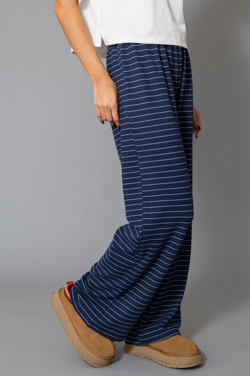 Comfy Fleece Pants, Navy Stripe - 1215-131.jpg
