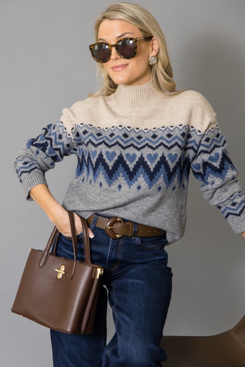 Darby Patterned Sweater, Taupe - 1215-28h.jpg