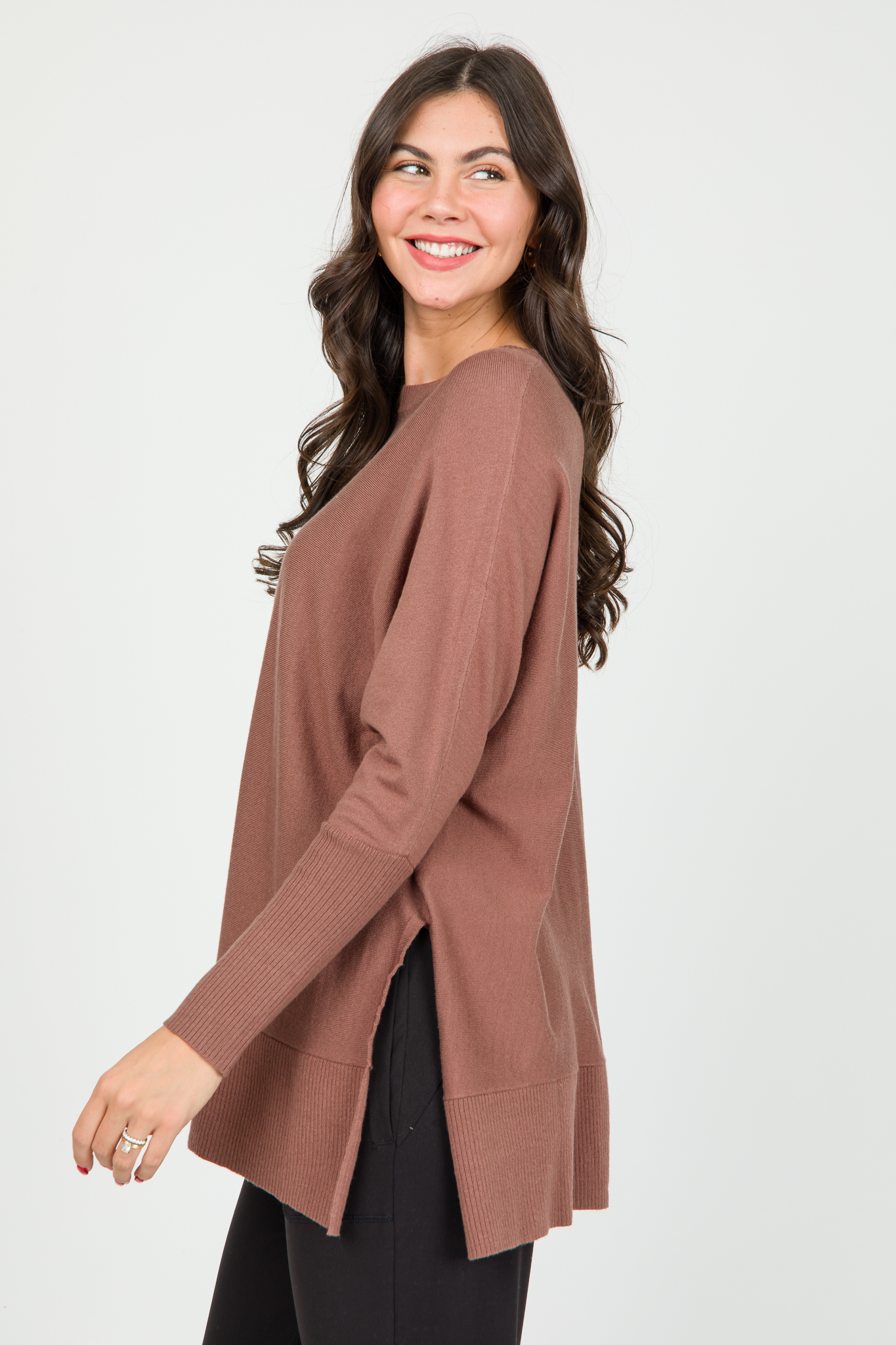 Dolman Tunic Sweater, Coco