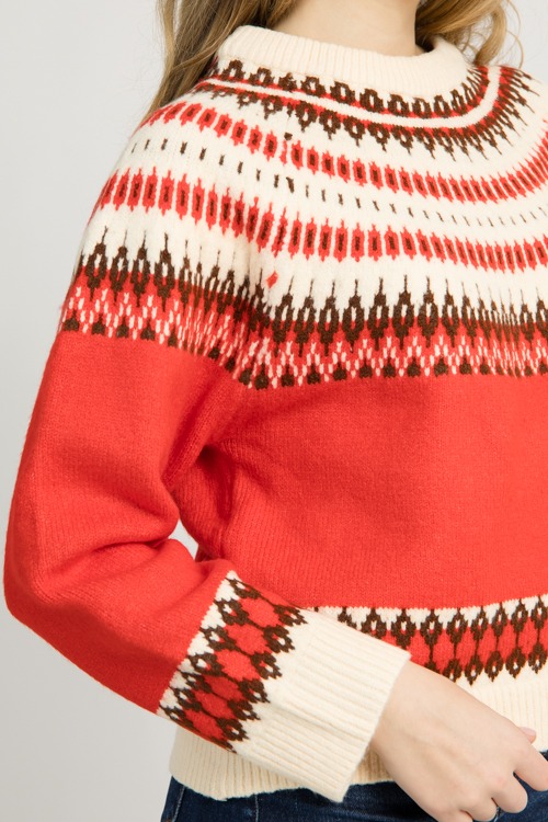 Foster Fair Isle Sweater, Red - 1216-120.jpg