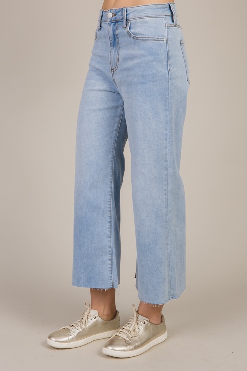 Dena Wide Leg Jeans, Light