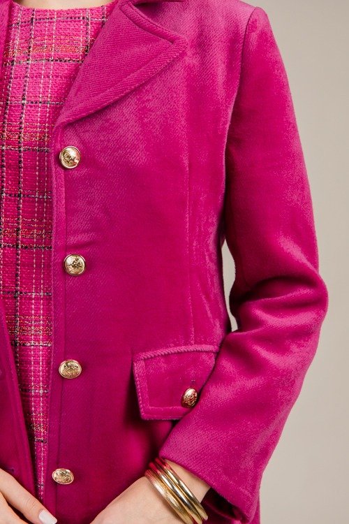 Gold Button Coat, Fuchsia - 1216-148.jpg