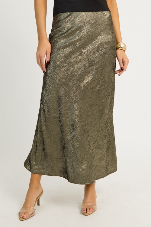 Metallic Maxi Skirt, Gold - 1216-45.jpg