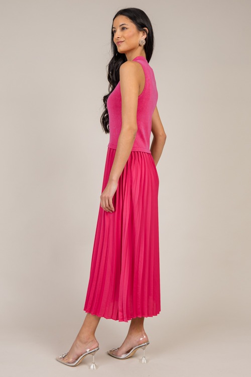 Pleated Contrast Midi, Pink - 1216-51.jpg