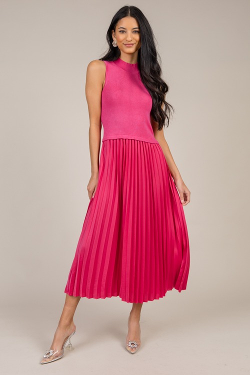 Pleated Contrast Midi, Pink - 1216-56.jpg