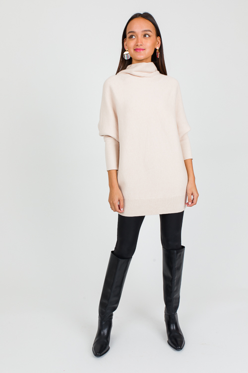 Dolman Mock Sweater, Shell