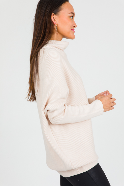 Dolman Mock Sweater, Shell