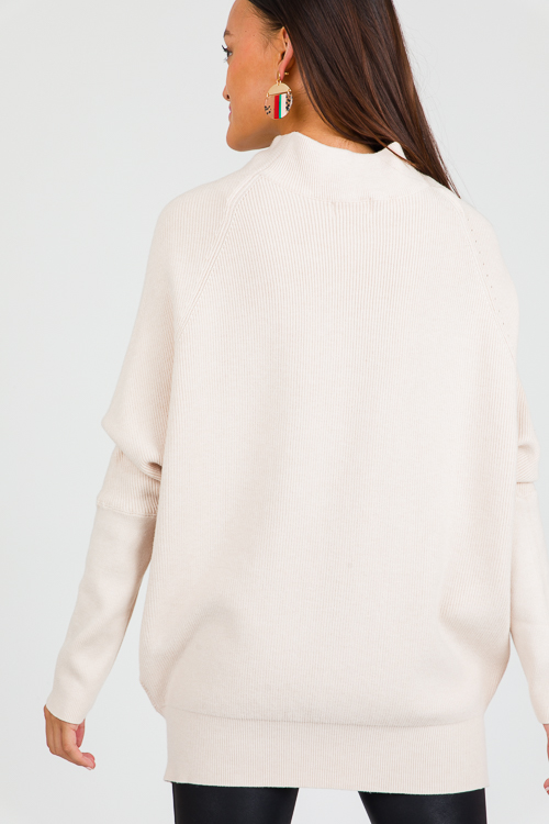 Dolman Mock Sweater, Shell