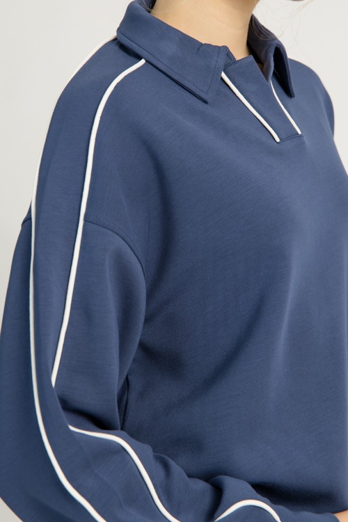 Piping Collared Pullover, Smoky Navy - 1216-77.jpg