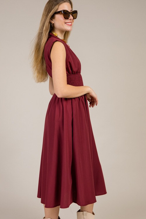 Smock Waist Zip Midi, Merlot - 1216-84.jpg