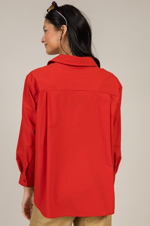 Jamile Stretch Shirt, Red - 1217-107.jpg